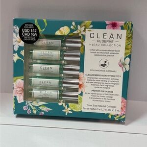 Clean Reserve H2EAU Travel Rollerball Set 5pc Sephora Exclusive NIB
